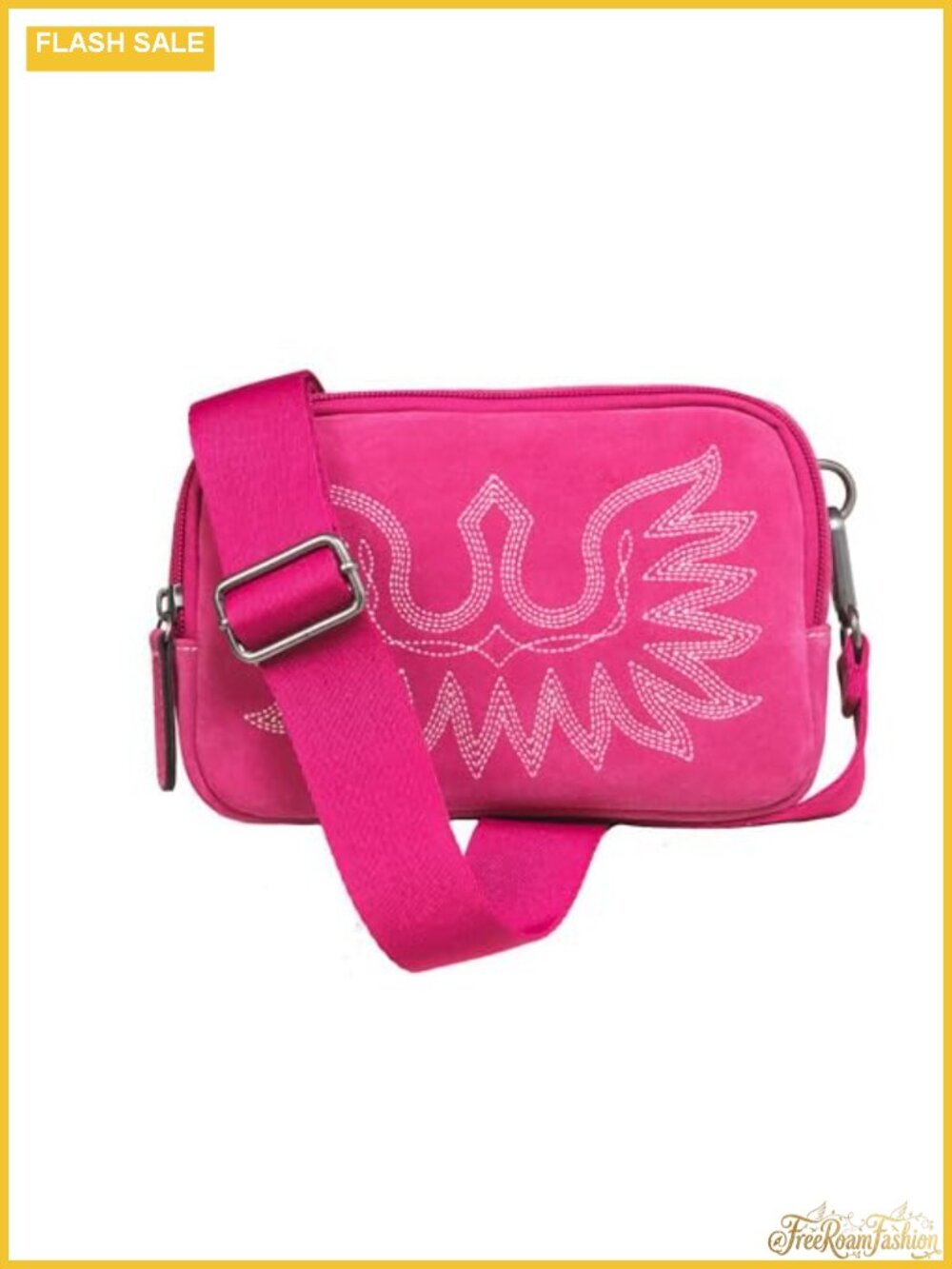 Western Belt Bag Clutch with Card Holder, One Size